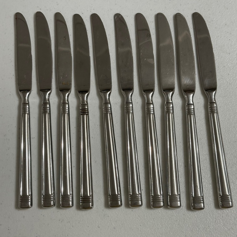 J.A. Henckels International Savant Stainless Steel Serrated Dinner Knives 10 pc